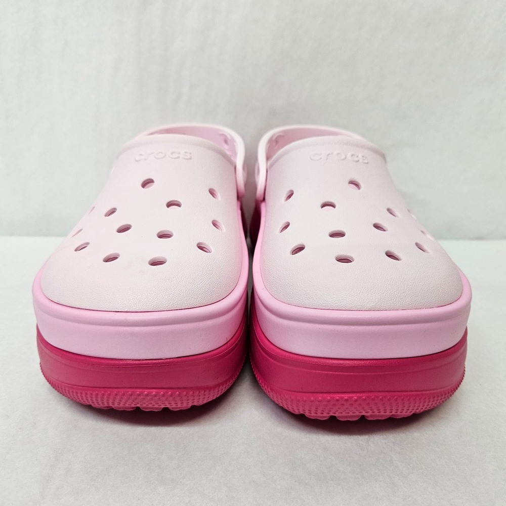 Crocs Classic Stacked Clog Platform 211355-6ZQ Pink Dragon Fruit Womens Size 8 - Picture 4 of 8